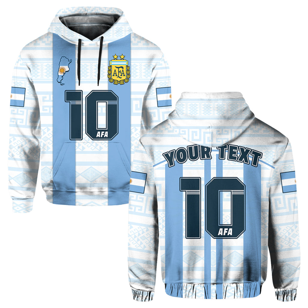 Custom Argentina Football 2022 Hoodie Vamos La Albiceleste - Wonder Print Shop