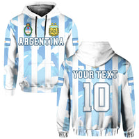 Custom Argentina Football Hoodie AFA Champions 2022 Sporty Style - Wonder Print Shop
