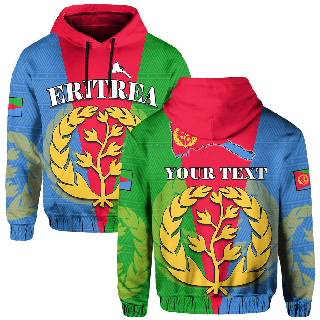custom-personalised-eritrea-hoodie-eritrean-map-mix-african-pattern-simple-style
