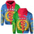 Custom Eritrea Hoodie Eritrean Map Mix African Pattern Simple Style - Wonder Print Shop