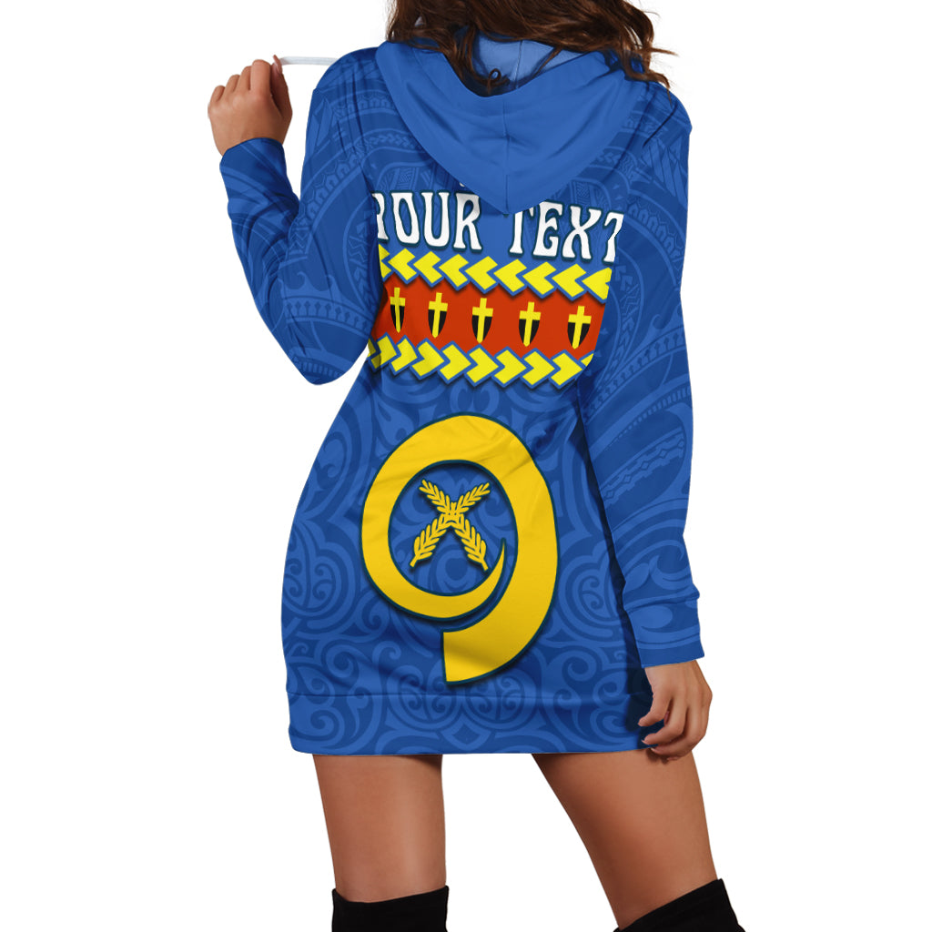 Custom Personalised Tafea Province Hoodie Dress Vanuatu Pig Tusk Polynesian Flag Style - Wonder Print Shop