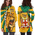 Jamaica Athletics Hoodie Dress Jamaican Flag Mix Lion Sporty Style - Wonder Print Shop