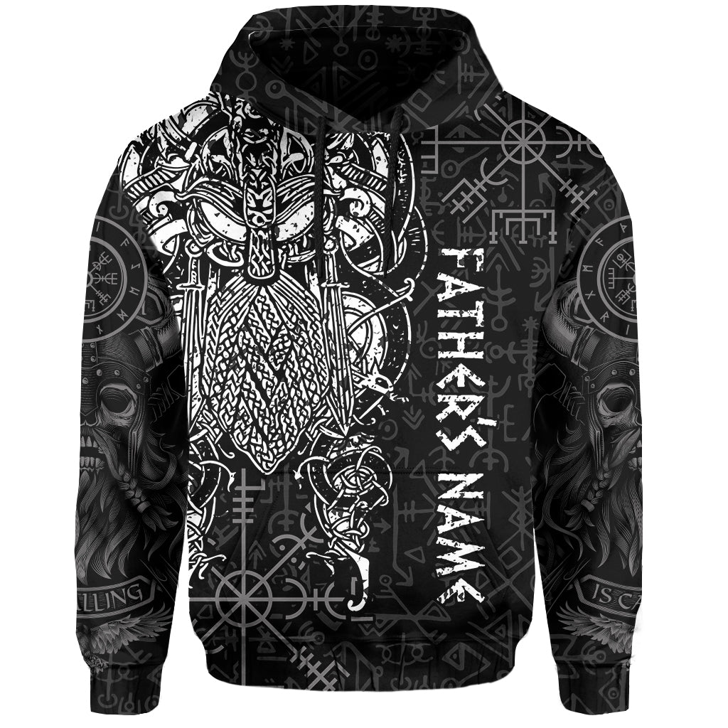 Custom Viking Dad Hoodie Odin Runes Fathers Day LT13 - Wonder Print Shop