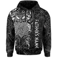Custom Viking Dad Hoodie Odin Runes Fathers Day LT13 - Wonder Print Shop