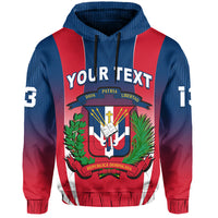 Custom Dominican Republic Hoodie Dominicana Style Sporty LT13 - Wonder Print Shop