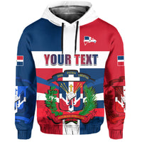 Custom Dominican Republic Hoodie Dominicana Proud Style Flag LT13 - Wonder Print Shop