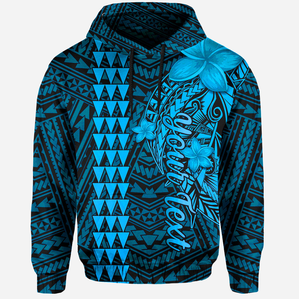 Custom Hawaii Hoodie Kakau Kanaka Maoli Combine Polynesian Shark Ver.03 - Wonder Print Shop