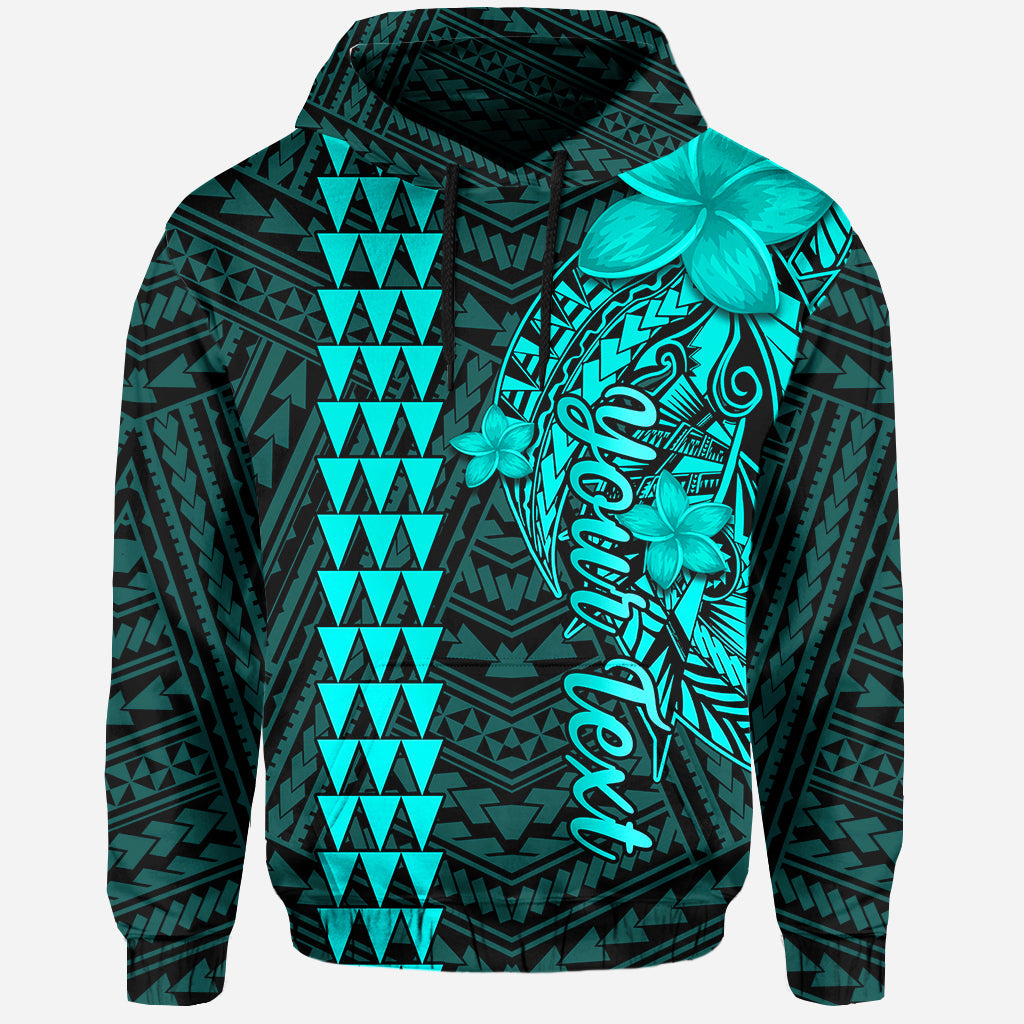 Custom Hawaii Hoodie Kakau Kanaka Maoli Combine Polynesian Shark Ver.04 - Wonder Print Shop