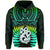 Custom Aotearoa Fern Hoodie New Zealand Hei Tiki Green Style LT13 - Wonder Print Shop
