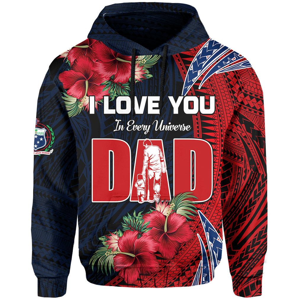 Custom Samoa Fathers Day Hoodie Polynesian Best Dad Ever LT13 - Wonder Print Shop