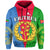Custom Eritrea Hoodie Eritrean Map Mix African Pattern Simple Style - Wonder Print Shop