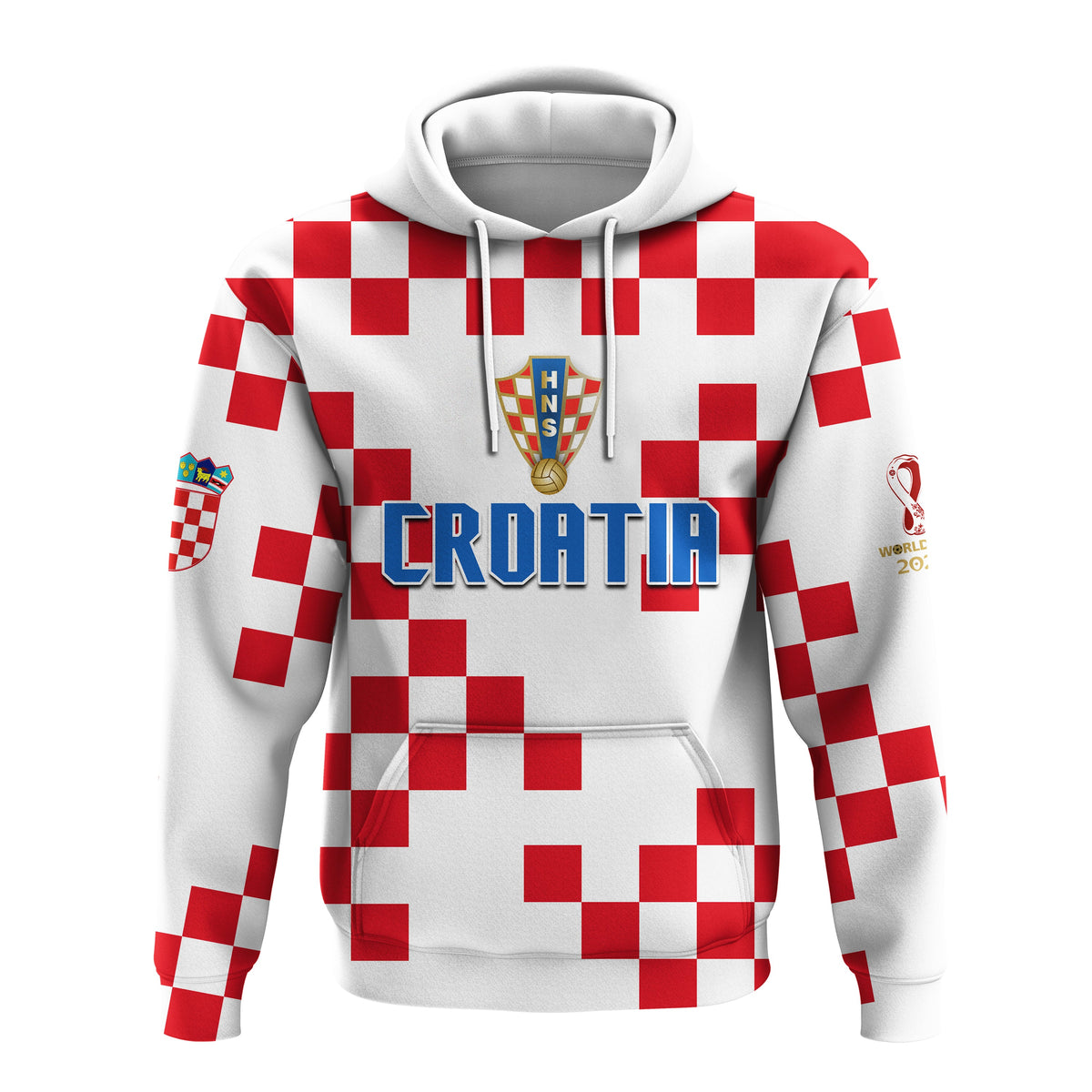 Croatia Football Hoodie World Cup Champions 2022 Hrvatska LT13 - Wonder Print Shop
