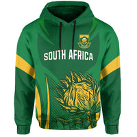 Custom South Africa CrickeHoodie Proteas Champion LT13 - Wonder Print Shop