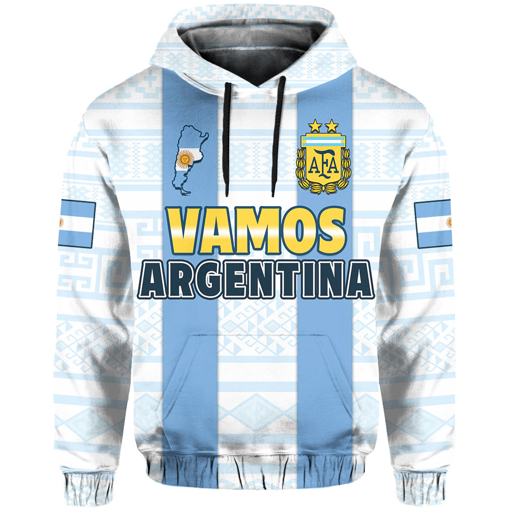 Argentina Football 2022 Hoodie Vamos La Albiceleste - Wonder Print Shop