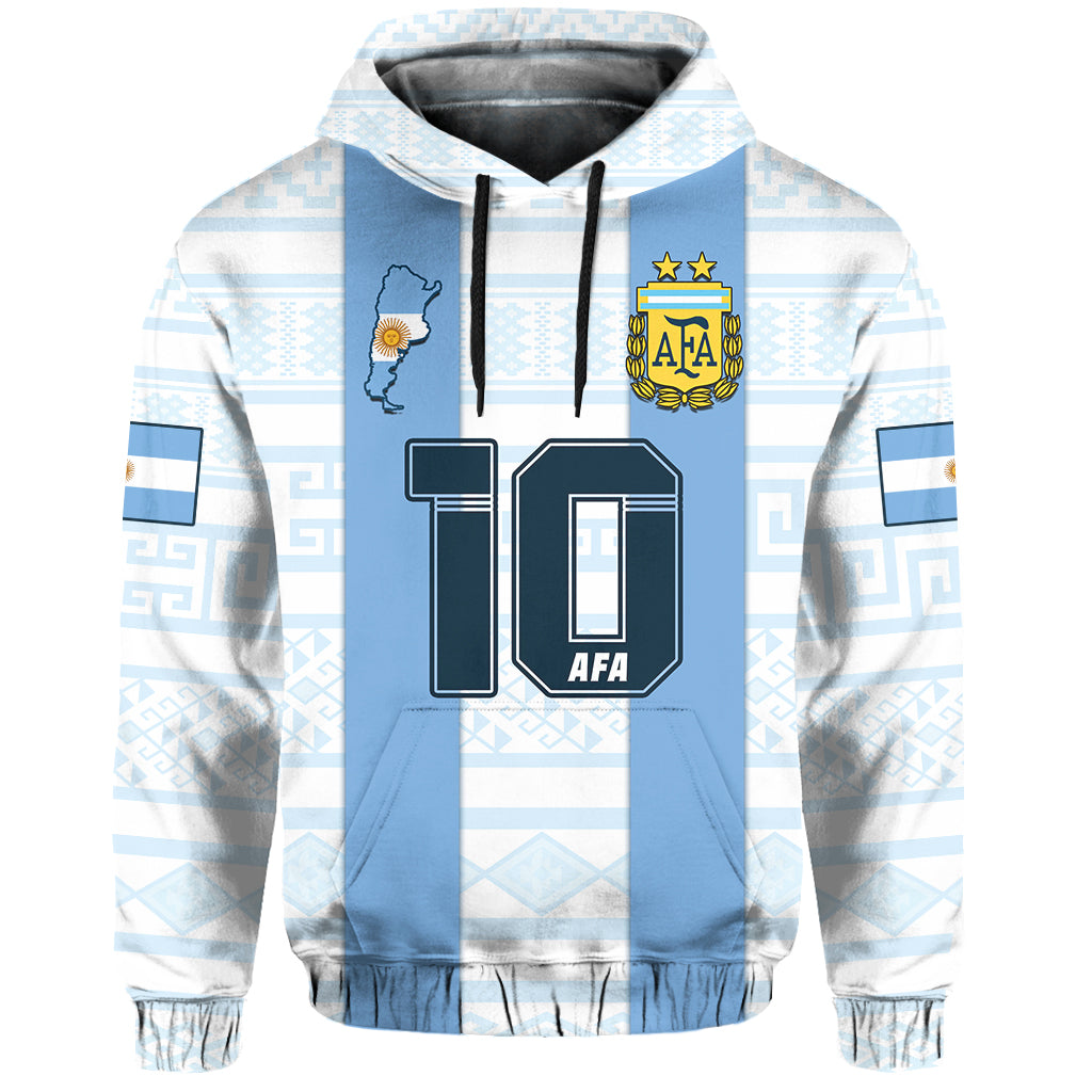 Custom Argentina Football 2022 Hoodie Vamos La Albiceleste - Wonder Print Shop
