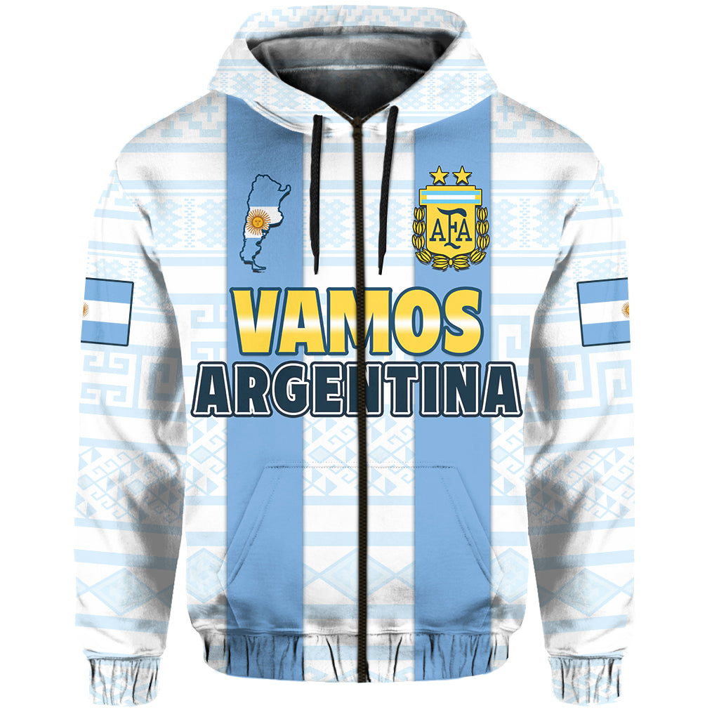 Argentina Football 2022 Hoodie Vamos La Albiceleste - Wonder Print Shop