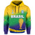 Brazil Football Hoodie Soccer 2022 World Cup Selecao Brazil Campeao Style Color Flag LT13 - Wonder Print Shop