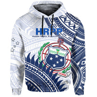 HRPP Samoa Hoodie Samoan Coat Of Arms Polynesian Pattern - Wonder Print Shop
