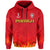 Custom Portugal Football Hoodie Champions Soccer World Cup My Heartbeat Fire LT13 - Wonder Print Shop