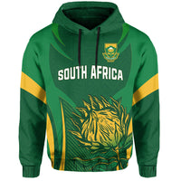 South Africa Rugby Hoodie Springboks Champion LT13 - Wonder Print Shop