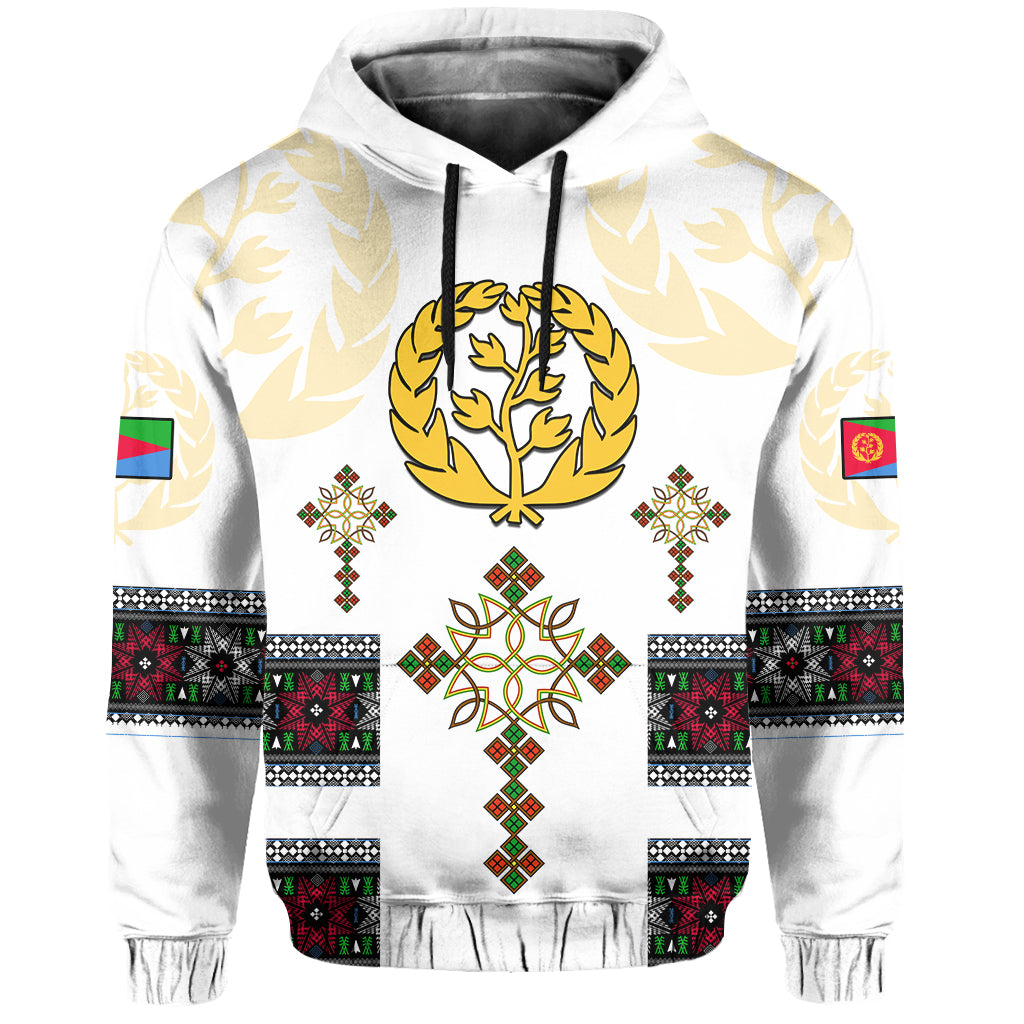 Custom Eritrea Hoodie with Eritrean Cross Independence Day Proud LT13 - Wonder Print Shop