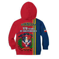 Dominican Republic Hoodie KID Happy 179 Years Of Independence - Wonder Print Shop