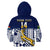 (Custom Text And Number) South Africa Rugby Hoodie KID Outgoing Tour Go Springboks - Wonder Print Shop