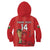 (Custom Text And Number) Wales Football Hoodie KID Cymru Champions World Cup 2022 - Wonder Print Shop