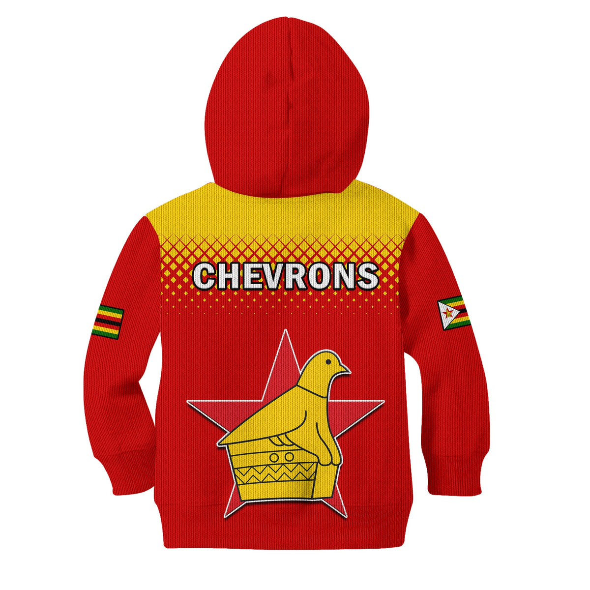 Zimbabwe Cricket Hoodie KID The Chevrons ODI Style - Wonder Print Shop