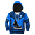 Custom Text And Number Fiji Rugby Hoodie KID Fijian Drua Super Polynesian Special Tapa Pattern - Wonder Print Shop