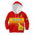 (Custom Text And Number) Zimbabwe Cricket Hoodie KID The Chevrons ODI Style - Wonder Print Shop