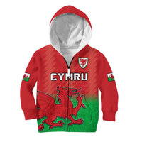 Wales Football Hoodie KID World Cup 2022 Come On Cymru Yma O Hyd - Wonder Print Shop