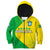 Brazil Football Hoodie KID Brasil Map Come On Canarinho Sporty Style - Wonder Print Shop