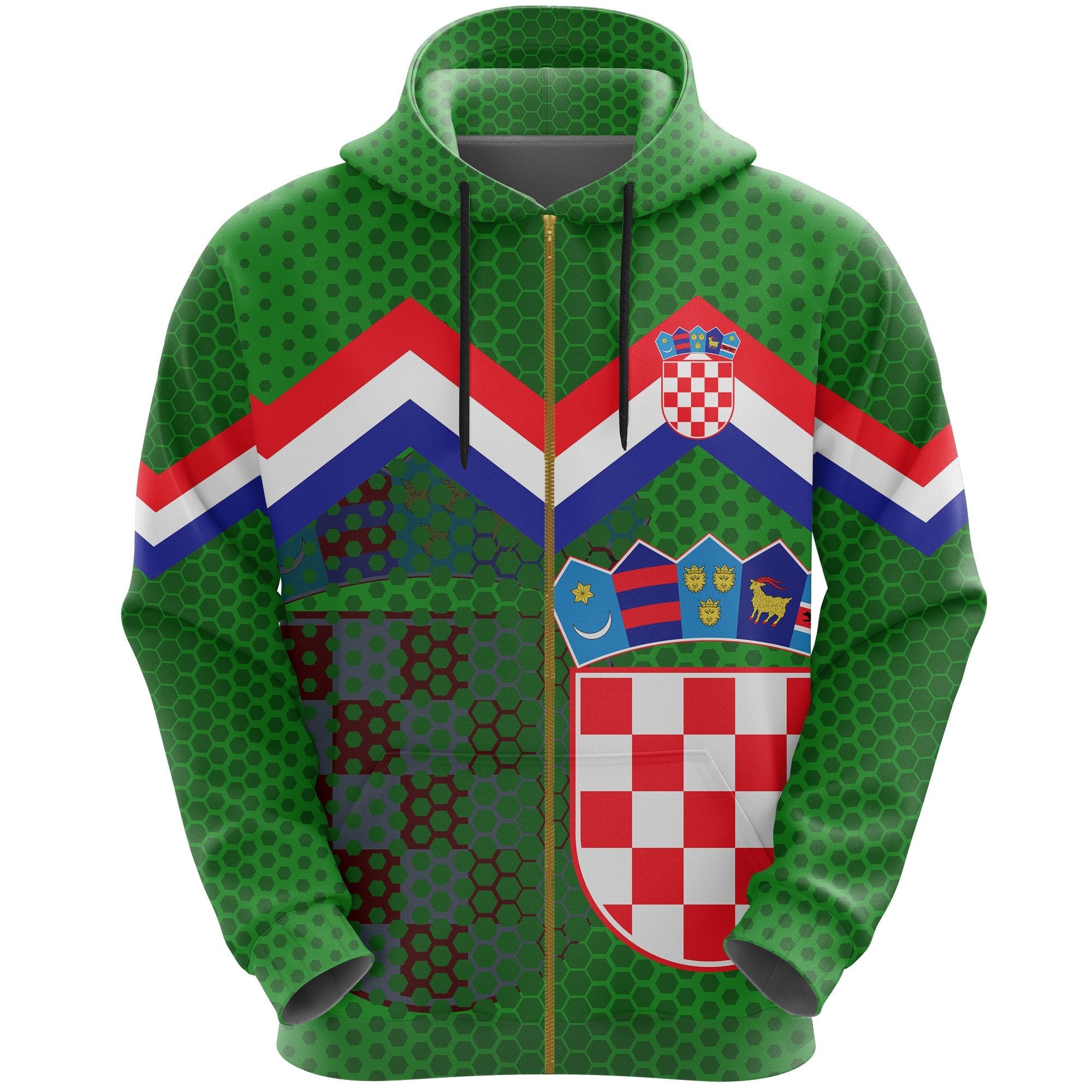croatia-coat-of-arms-zip-hoodie-green
