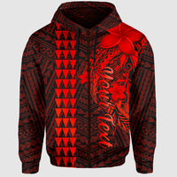 Custom Hawaii Hoodie Kakau Kanaka Maoli Combine Polynesian Shark Ver.06 - Wonder Print Shop