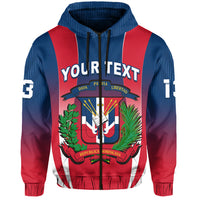 Custom Dominican Republic Hoodie Dominicana Style Sporty LT13 - Wonder Print Shop