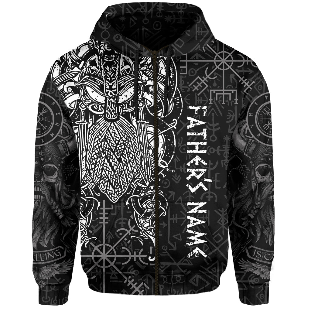 Custom Viking Dad Hoodie Odin Runes Fathers Day LT13 - Wonder Print Shop