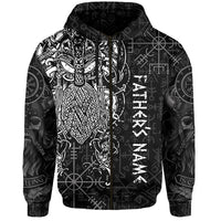 Custom Viking Dad Hoodie Odin Runes Fathers Day LT13 - Wonder Print Shop