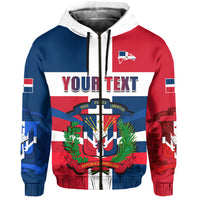 Custom Dominican Republic Hoodie Dominicana Proud Style Flag LT13 - Wonder Print Shop