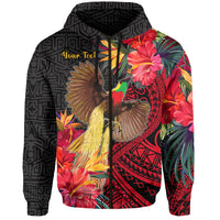 Custom Personalised Papua New Guinea Hoodie Bird of Paradise LT13 - Wonder Print Shop