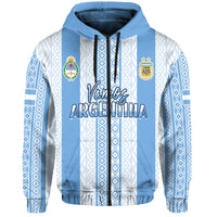Custom Argentina Football Hoodie Champions World Cup Gaucho Vamos LT13 - Wonder Print Shop
