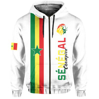 Senegal Football Hoodie World Cup Soccer Lions of Teranga Champions mix Map LT13 - Wonder Print Shop