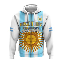 Argentina Football Hoodie FIFA 2022 World Cup Champions LT13 - Wonder Print Shop