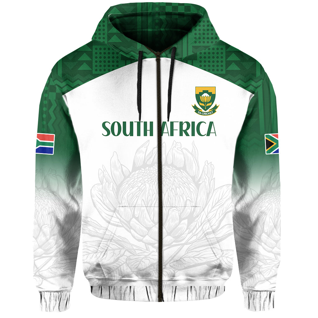 Custom South Africa CrickeHoodie Go Proteas Boxing Day Test LT13 - Wonder Print Shop