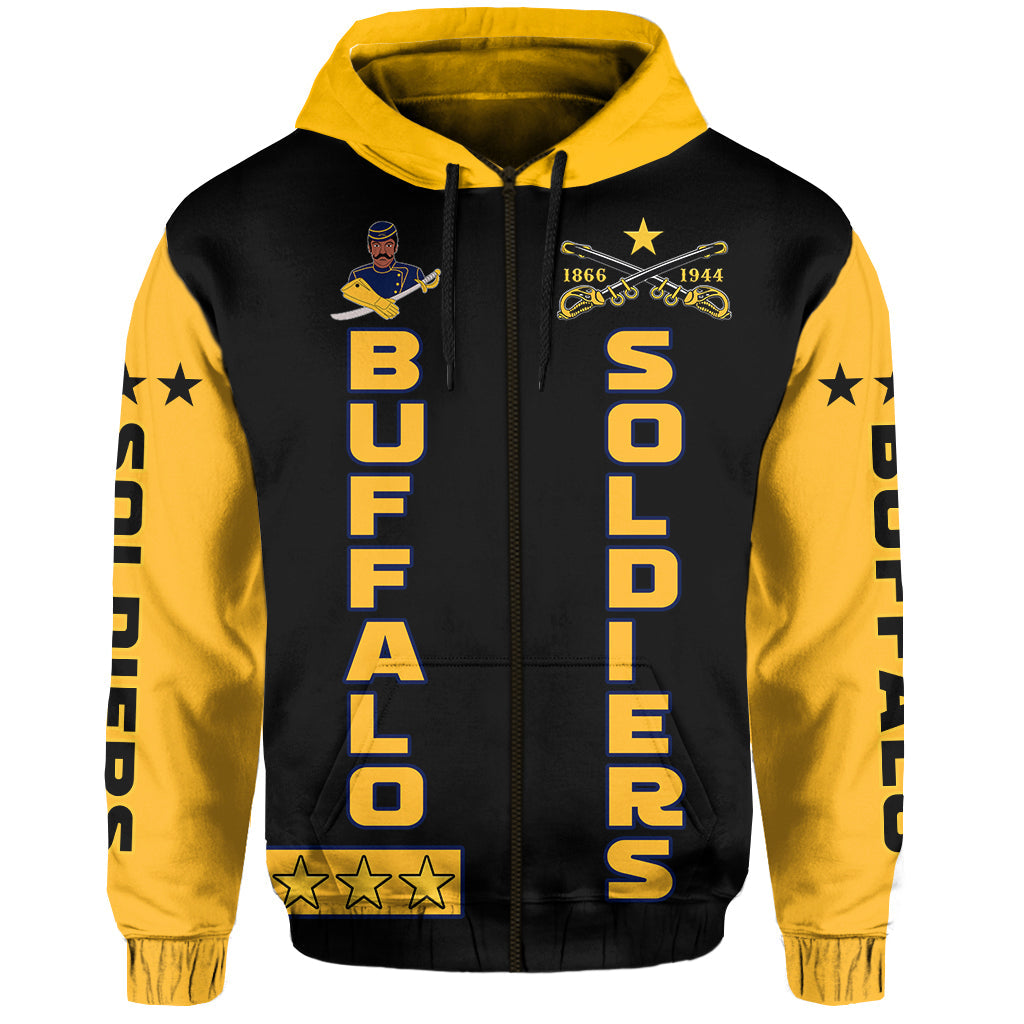 Buffalo Soldiers Hoodie BSMC Club Adore Motorcycle LT13 - Wonder Print Shop