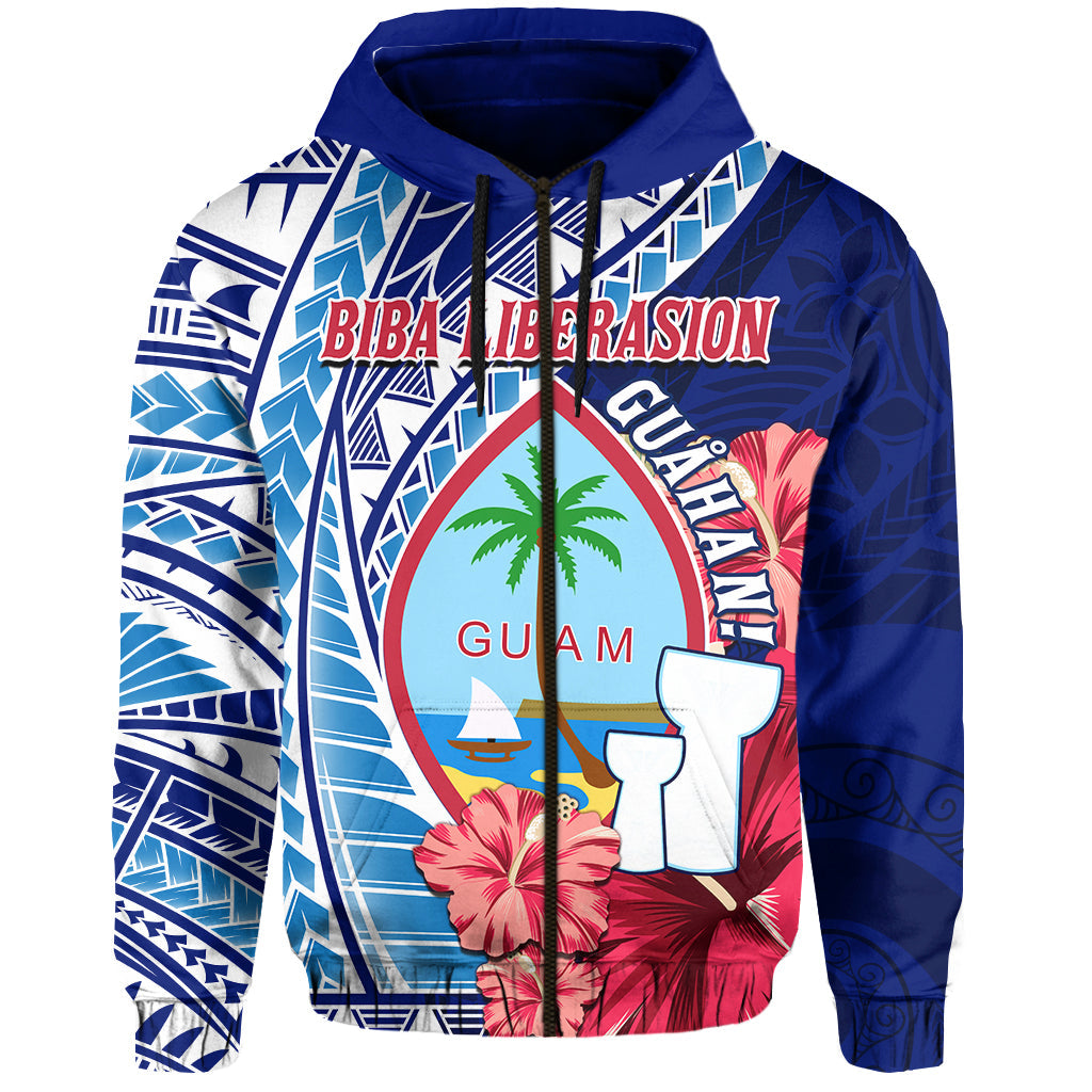 Custom Guam Chamorro Hoodie Happy Liberation Day Latte Stone LT13 - Wonder Print Shop