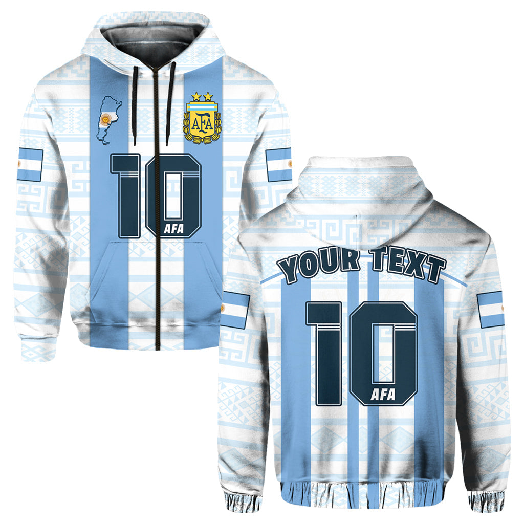 Custom Argentina Football 2022 Hoodie Vamos La Albiceleste - Wonder Print Shop