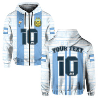 Custom Argentina Football 2022 Hoodie Vamos La Albiceleste - Wonder Print Shop