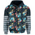 Custom Hawaii Skeleton Surf Hoodie Halloween Hawaiian Tribal LT13 - Wonder Print Shop