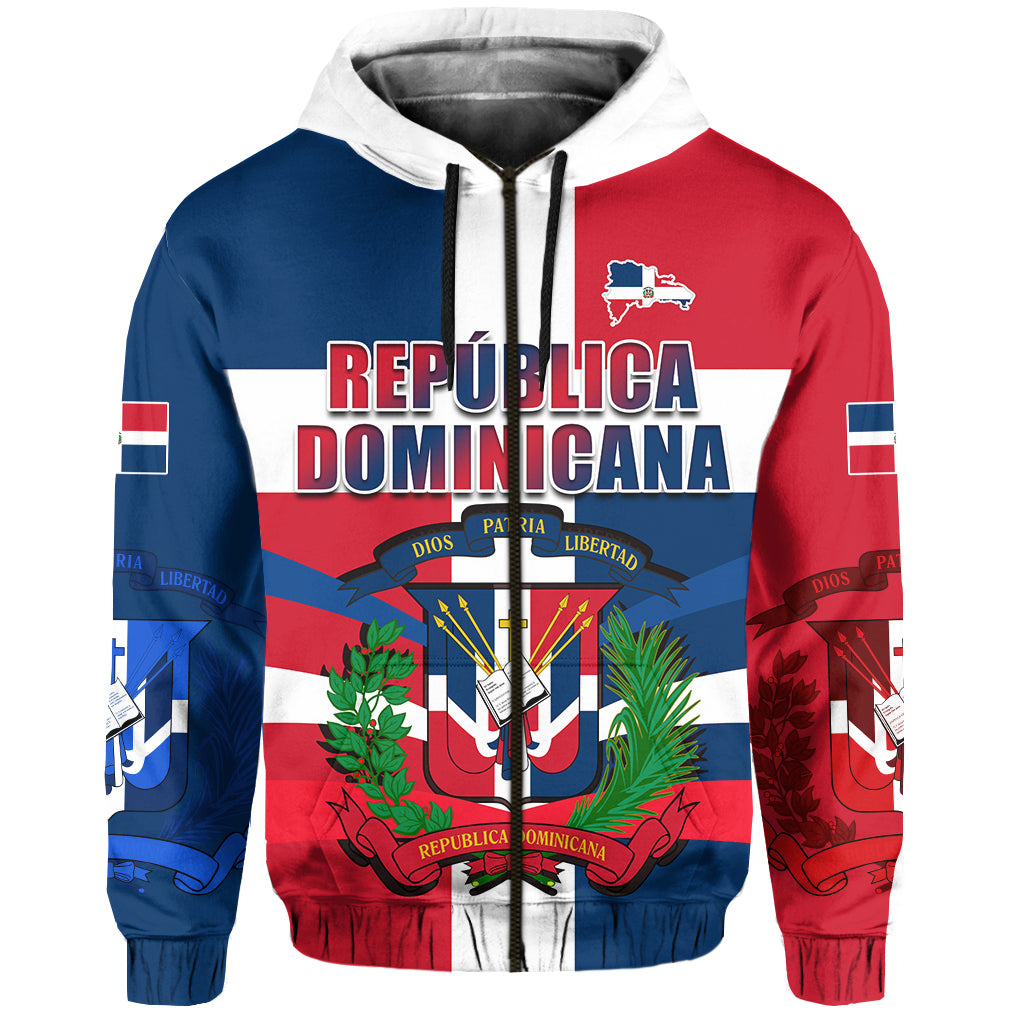 Dominican Republic Hoodie Dominicana Proud Style Flag LT13 - Wonder Print Shop